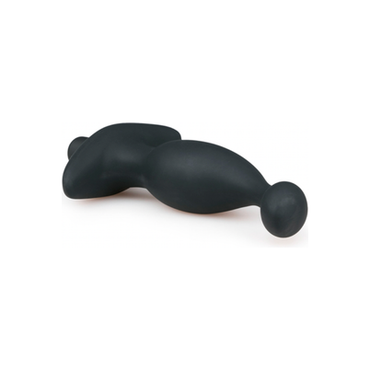 Siliconen prostaat vibrator - zwart