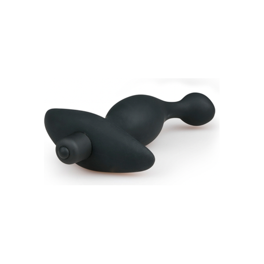 Siliconen prostaat vibrator - zwart