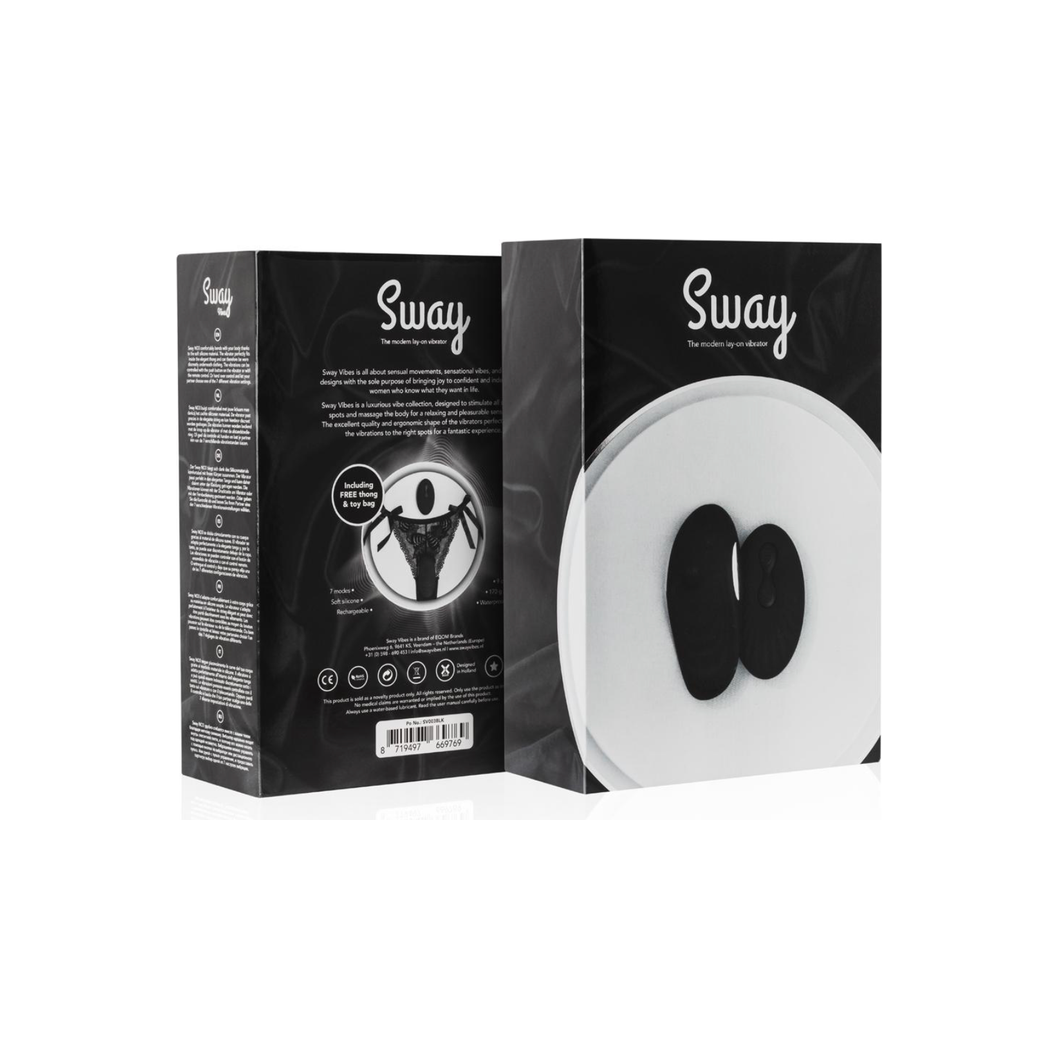 Sway Vibes No. 3 - Zwart - Vibrator String Met Afstandsbediening