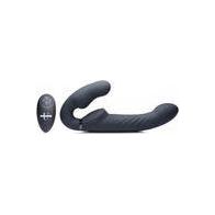 Swirl Vibrerende Strapless Strap-On - Black