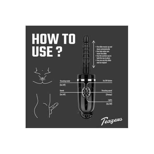 Teazers Stotende en Vibrerende Dildo