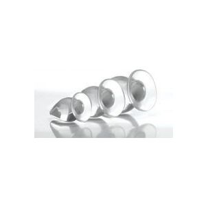 Triple Cones Anaalplug Set van 3 - Transparant
