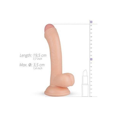 Vince Realistische Dildo Met Balzak - 19,5 cm