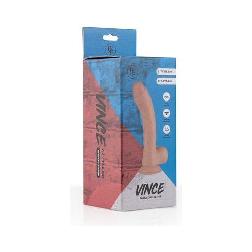 Vince Realistische Dildo Met Balzak - 19,5 cm