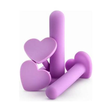Wellness - Siliconen Vagina Dilator Set - Paars