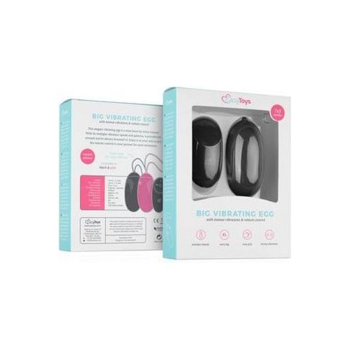 XL Vibratie-Ei Met Afstandsbediening - Zwart