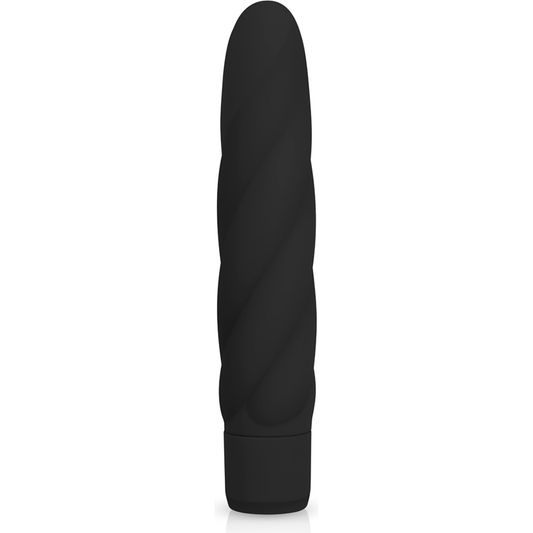 Zwarte siliconen vibrator