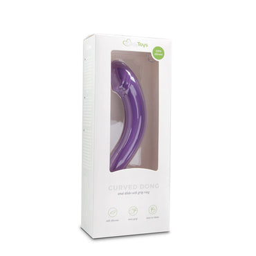 Siliconen prostaat dildo in paarse verpakking voor optimale stimulatie en plezier met sex artikelen.